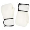 Atmungsaktive Boxhandschuhe für Erwachsene, Sandsack, Kickboxen, MMA Trainingshandschuhe, Weiß