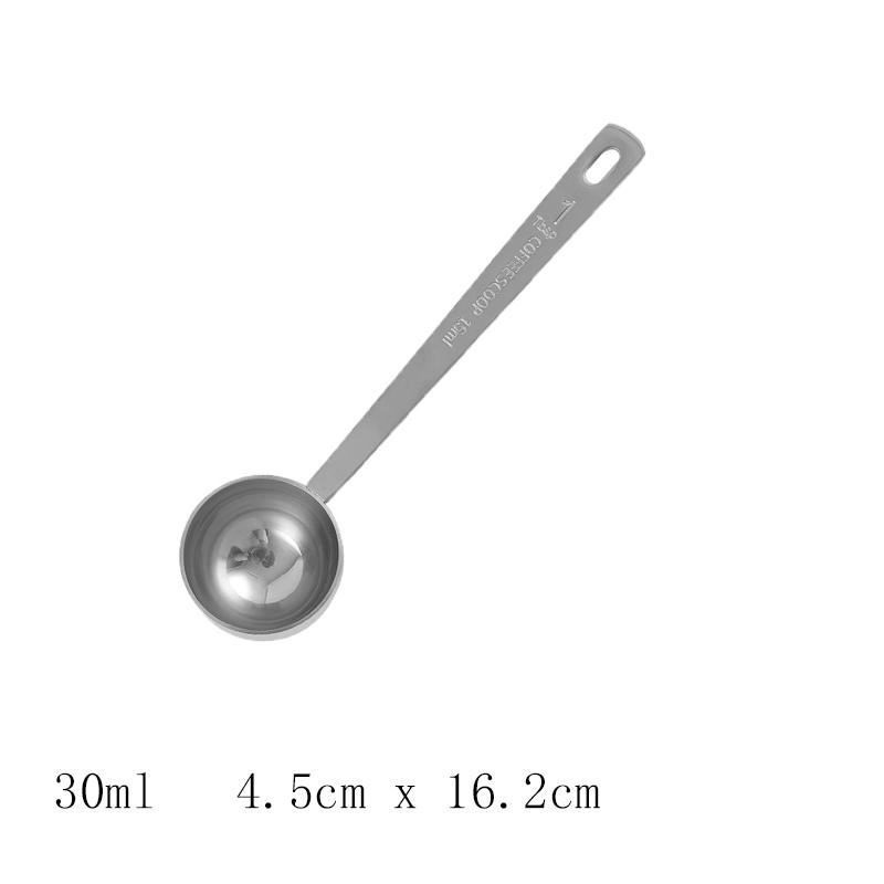 2/3PCS 15/30ML Stainless Steel Coffee Measuring Spoon Long Handle Coffee Spoon Baking Accessories Tool Spoon Kitchen Tool