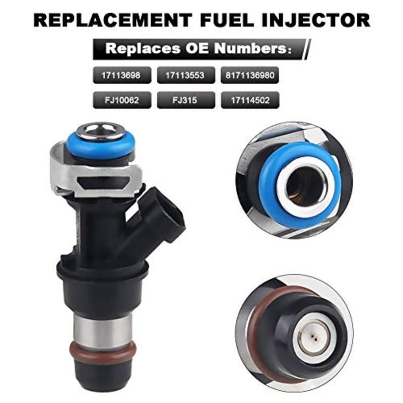 8pcs 17113553 Fuel Injectors for Cadillac Escalade ESV EXT Chevy Silverado GMC Yukon Savana Sierra 1500 2500 3500 4.8L 5.3L 6.0L