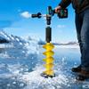 49cm Elektrischer Eisbohrer Eisbohrer zum Angeln Elektrisch Nylon Kabellos Mit Positionierungsbohrer Nylon Schwimmendes Eisbohrerset