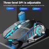 2,4G USB Kabellose Bluetooth Maus Ergonomische Stille Büro-Maus Wiederaufladbare E-Sport Hintergrundbeleuchtete Maus für Computer Laptop Macbook