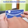 Misuratore per test della scoliosi, livella a sfera in metallo, scoliometro della colonna vertebrale, strumento di misurazione per ospedale, goniometri per test da 0 a 30°