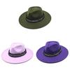 Style Wool Felt Hat With Large Brim For Men Women Winter Autumn Casual Outdoor Wear