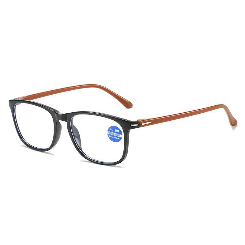 2 Styles Round Square Frame Reading Glasses Ultralight Anti-Blue Light Eyeglasses Women Men Retro Flexible Diopter Eyewear +4.0
