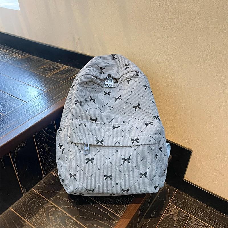 Schoolbag Large Capacity Fresh Sweet Backpack Fashion Bow College Style School Bag Korean Version Lightweight Outdoor Backpack