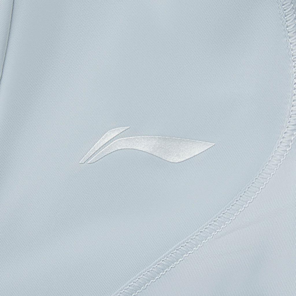 Li Ning Fitness Serie Sportlich Lässig Einfarbig Kapuzenpullover UV-Schutz Sonnenschutzkleidung Damen Oberbekleidung Grau AFDVE44-2