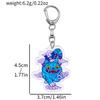 New Cute Cartoon Witch Hunter Double sided Keychain Backpack Pendant Personalized Accessories
