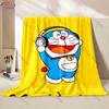 Free Shipping! Doraemon Print Blanket Warm Soft Comfortable Home Travel Blanket Sofa Bedding Cover Blanket Gift for Kids Adults