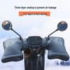 Warme, winddichte elektrische Motorrad-Lenkerhandschuhe mit Samtfutter zum Kälteschutz