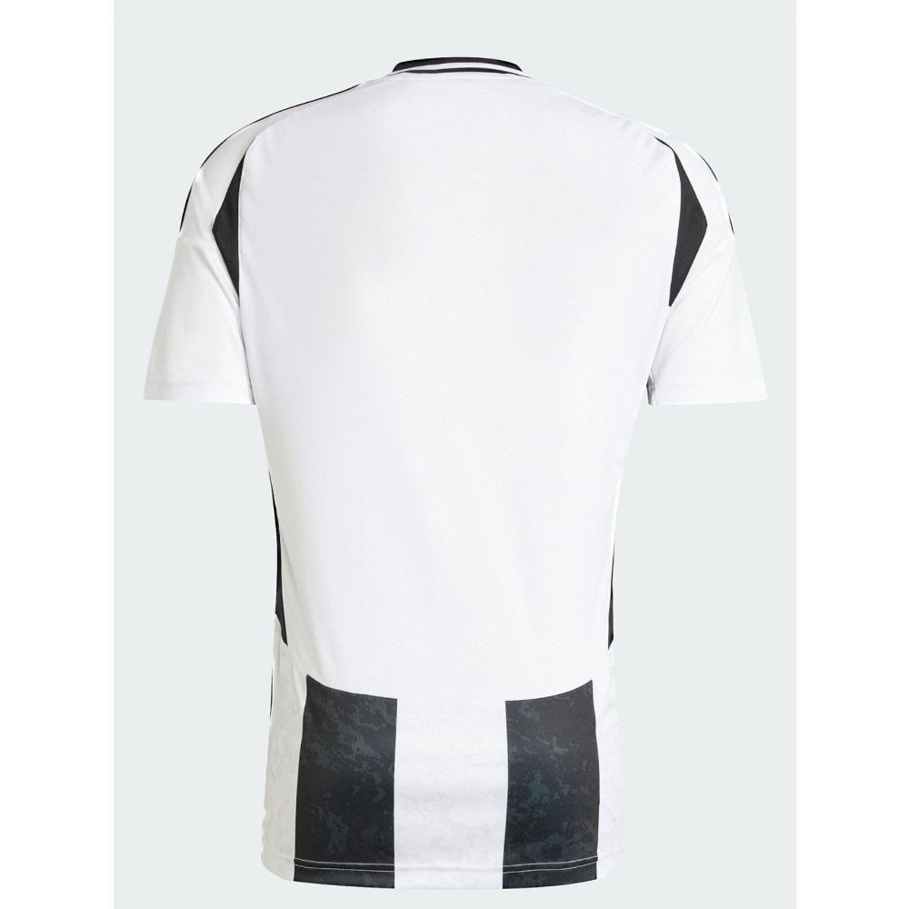 SEASONMARK 2026 Herren Retro Style Fußballtrikot Schwarz Weiß Vertikaler Streifen Schnelltrocknend Atmungsaktiv Trainingsshirt Fußballuniform