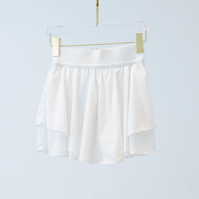 

Летняя юбка для йоги и тенниса для женщин с защитными шортами - Тонкий, нескользящий и защищающий от просвечивания дизайн L for 110-120 lbs