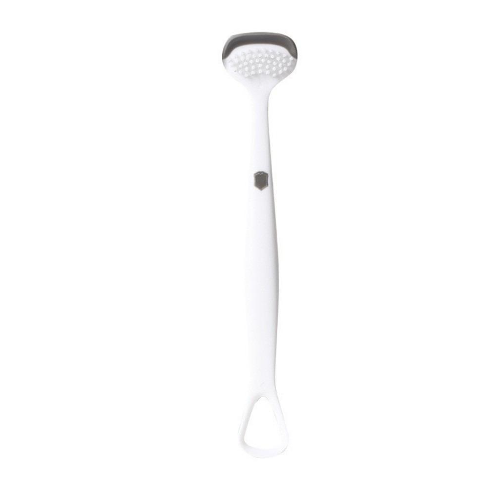 Brush Tongue Scraping Brush Silicone Tongue Coating Cleaning Portable Oral Care Halitosis Clean