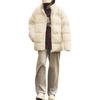 Puma Giacca in Pile Unisex Outerwear Monocolore con Logo Ricamato Collo Alto e Zip Bianco 929827-01