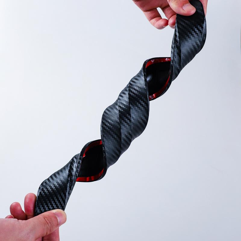 2pcs Car Bumper Corner Strip Universal Anti-Scratch Trim Cover PVC Strips Anti-collision Car Corner Bumper Guard