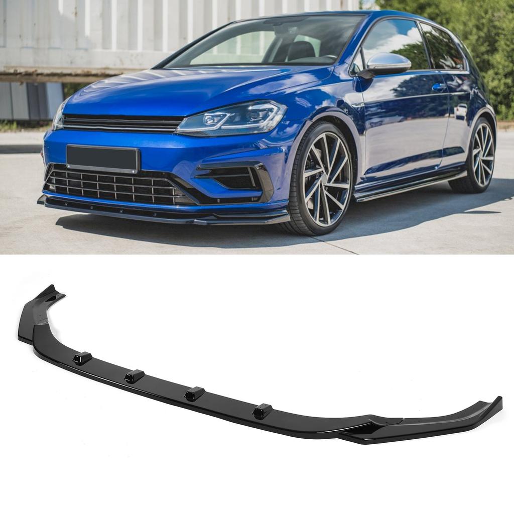 3PCS Maxton   Front Bumper Splitter Lip Kits Replacement for MK7.5 R 20172020