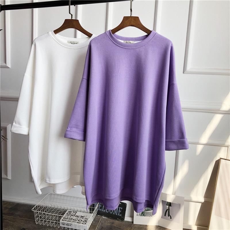 2023 Autumn/Winter Loose Long-Sleeve Maternity T-Shirt for Women