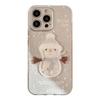 Shakeleton Snowman Applicable To Apple 16 Mobile Phone Case Glitter Powder Iphone15promax14 Double Layer