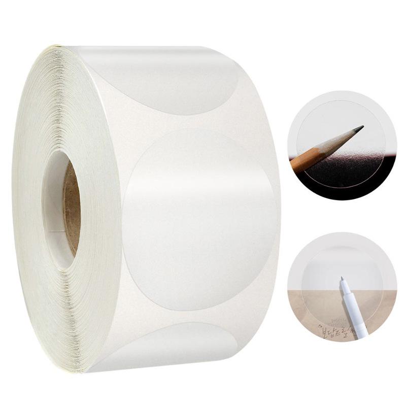 Transparent Round Sealing Stickers - 500 pcs/roll for Gift Box Packaging
