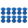 10Pcs Trampoline Enclosure Pole End Cover ABS Trampoline Pole Hat for Safety Net