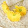 Künstliche Blume, lichtbeständig, Dekoration, Kunstleder, toller einzelner Zweig, für Zuhause, Party, Garten, Dekoration, Gerbera, künstliche Blume, Haushaltsbedarf
