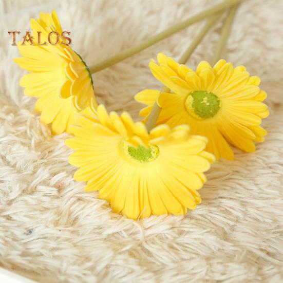 Künstliche Blume, lichtbeständig, Dekoration, Kunstleder, toller einzelner Zweig, für Zuhause, Party, Garten, Dekoration, Gerbera, künstliche Blume, Haushaltsbedarf