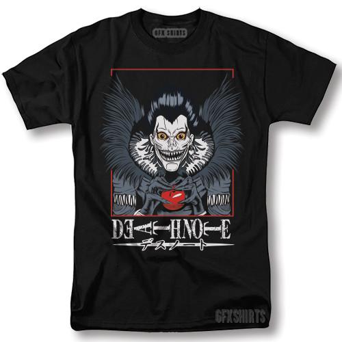 Death Note Kira Ryuk Shirt Anime Manga Tshirt Anime Manga T-Shirt XXXXL