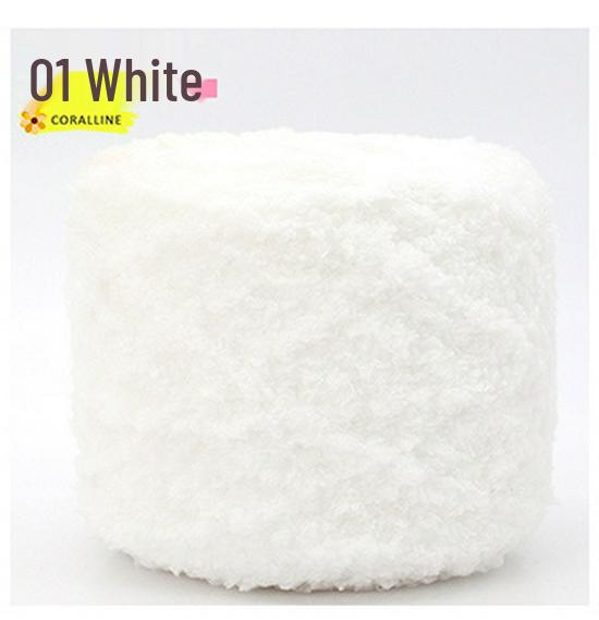 New Arrival! Coral Fleece Yarn Scarf - Soft Baby Velvet Hand-Knitted Fine Yarn