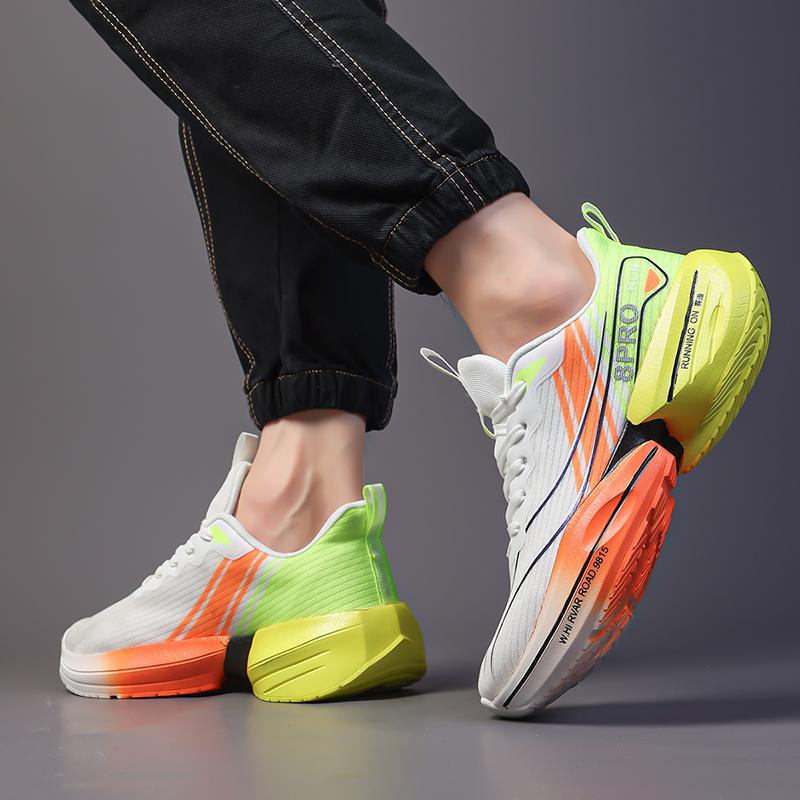 Sommer Neue Marathon Herren Laufschuhe Atmungsaktiv Leicht Bequem Rutschfest Spezial-Sneakers Wandern Joggen Schuhe