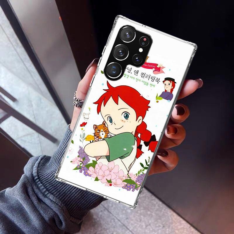 A-Anne Of Green Gables Shirley Phone Case For Samsung Galaxy S23 S24 S25 Edge S26 Ultra S22 + S21 Plus S20 FE Cover Silicone Pri