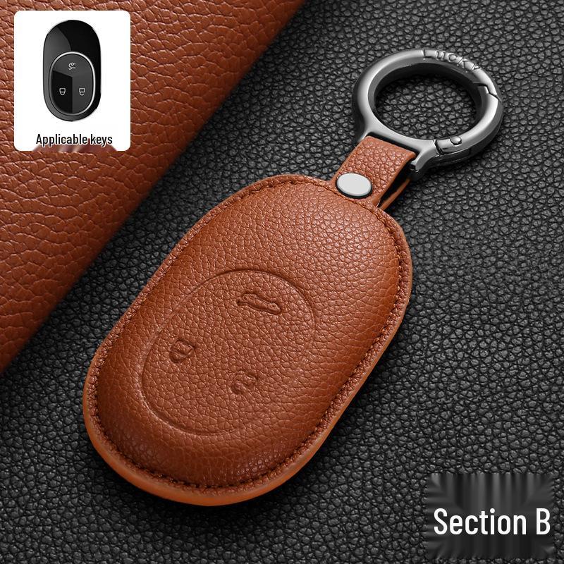 NIO ES6/ES8 Car Key Protective Case: ET5T, ET5, EC6, ET7, ES7 Buckle 2024 High-End Men's Shell