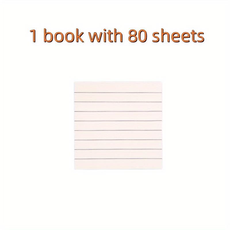 560Sheet/ 240Sheet/80-Sheet Practical Sticky Notes, Creative Tear-Off Memo Pad, Student Adhesive Notepad with Grid for Messages