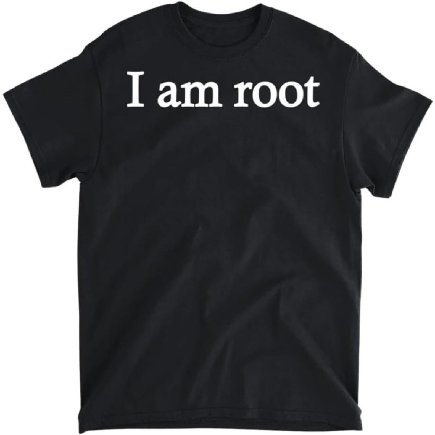 Я Root - Забавная программистская цитата, Майка, Футболка, Майка, С длинным рукавом, Свитшот, Худи Мужчины Женщины Дети Сделано в Канаде Черный S