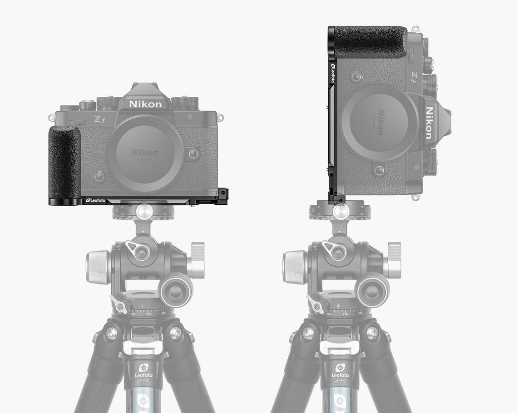 Leofoto for Nikon Zf with 038116 LPN-Zf L-Bracket Grip, Arca-Swiss Compatible, Aluminum,