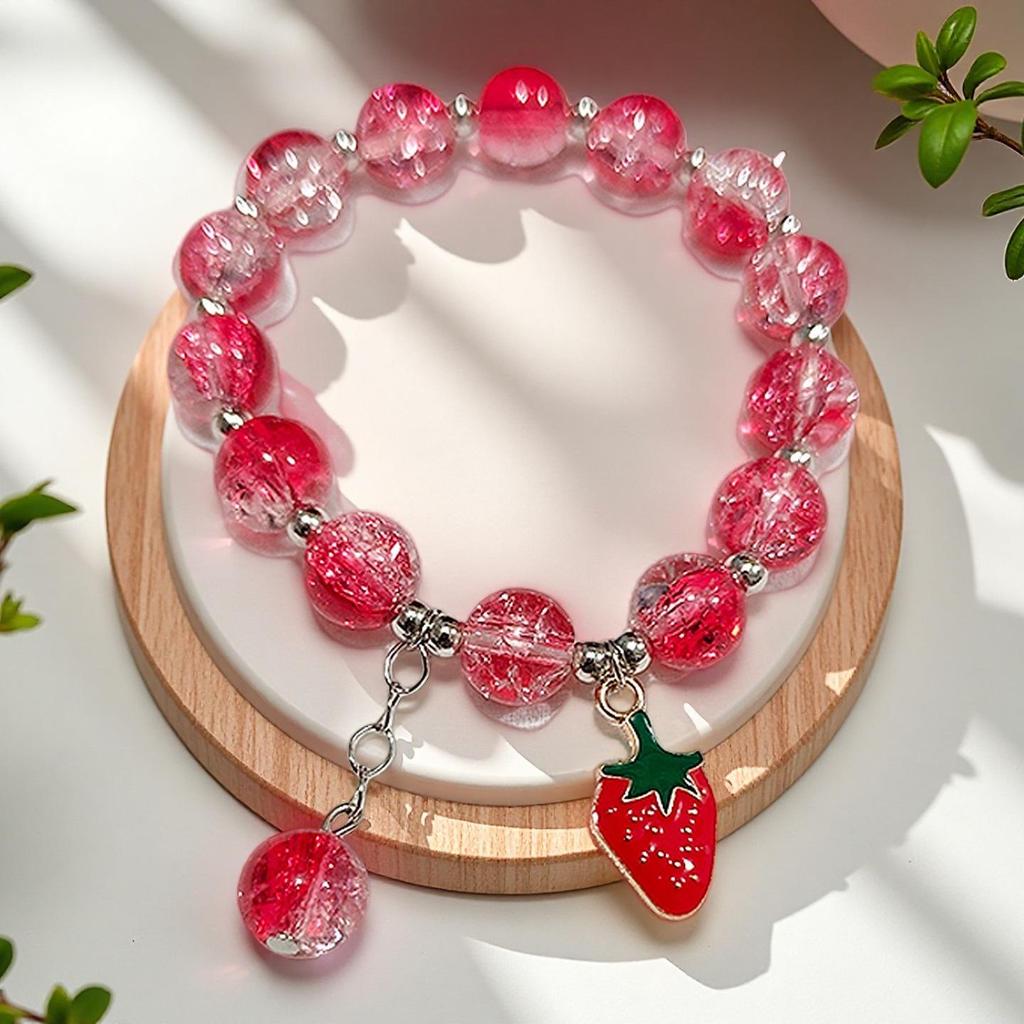 Butterfly Love Flower 10mm Handmade Beaded Bracelet - Original, Personalized, Exquisite Jewelry Gift for Friends and Newcomers