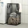 Square Mesh Storage Bag Convenient Laundry Basket Transparent Net-Sheer Single-Layer Double-Layer Dirty Clothes Storage Basket