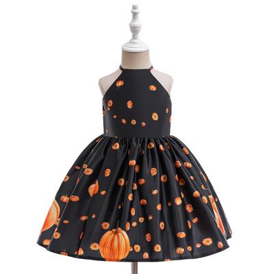 Halloween Dresses Flower Girls Pageant Dress Toddler Baptism 1st Birthday Dress Baby Girl Clothes Princess Wedding Party Kids Costume
