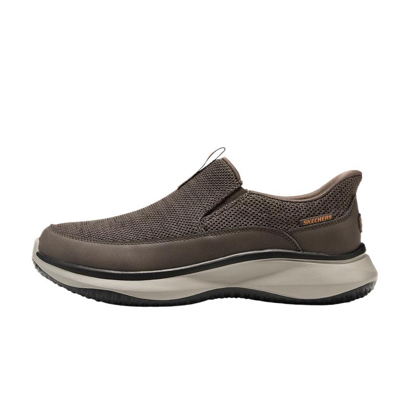 Skechers Slip-Ins Classic Comfortable Breathable Low-Top Walking Shoes Men sneaker 211330-CHOC 41