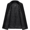 Autumn Winter Men Lapel Business Casual Trench Coats Long Jackets Overcoats Male Trench Coats Man Woolen Blends Coats