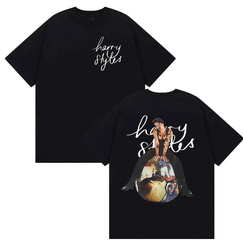 

Harry Styles New Album 2026 Graphic T Shirts Men s Hip Hop Pop Fashion Short Sleeve T-shirt Man Vintage Cotton Tshirt Streetw... S разноцветный