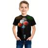 Universe Solar System Kids T-shirt Print Planet Sun Earth Venus Tshirt Casual Harajuku Summer Child Shirt Tops for Boys Girls