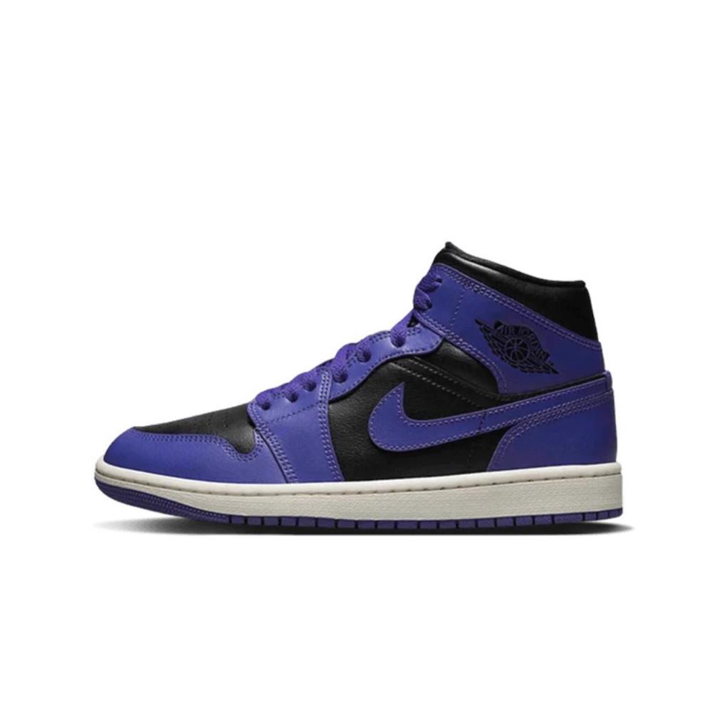 Air Jordan 1 Mid Purple Black