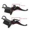 1pcs Motorcycle Left / Right Upper Front /Rear Brake Pump Hydraulic Clutch Pump with Handle Parking Lock for 150cc 250cc