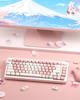 Pink Keycaps XVX Sakura PBT Cute MOA Profile Dye Sublimation Custom for Mechanical Keyboards 142 Sets Pink - Keycaps, 60%/65%/75%/100%, -