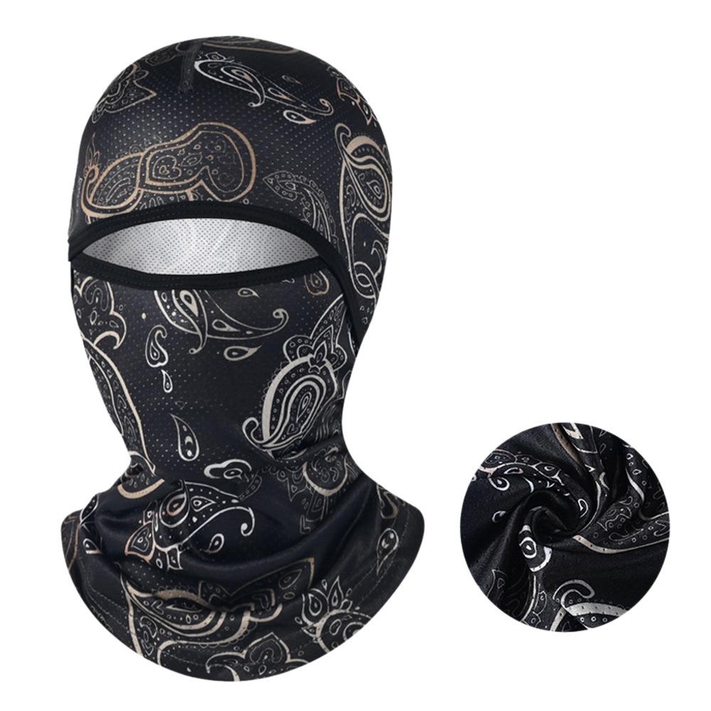 Camouflage Full Face Cap Cooling Hiking Scarves New Motorcycle Cycling Helmet  Summer