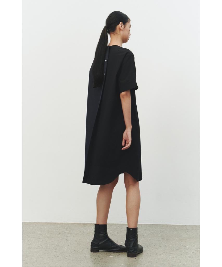 Recorde Mock Neck Split Dress_Rqdam25572Bkx