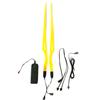 Motorradhelm Aufkleber Dekoratives Blinkstreifen LED Nachtfahrlicht Helm Dekorationsset Reflektor