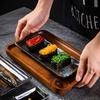 Commercial Barbecue Plate Japanese Style Sushi Plate Saury Plate Hot Pot Plate Ceramic Long Plate Dessert Plate