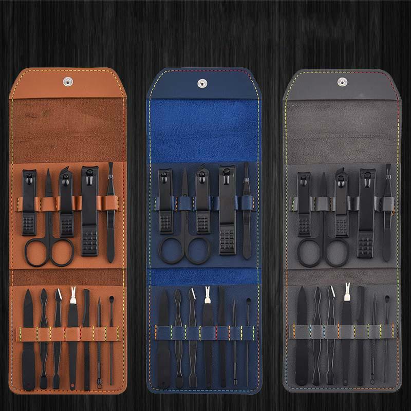 12-teiliges Nagelknipser-Set für Männer/Frauen, Maniküre- und Pediküre-Set für Finger und Zehen, Scheren, Pflegeset