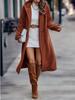 Women's Autumn & Winter Long Sleeve Plush Hooded Coat