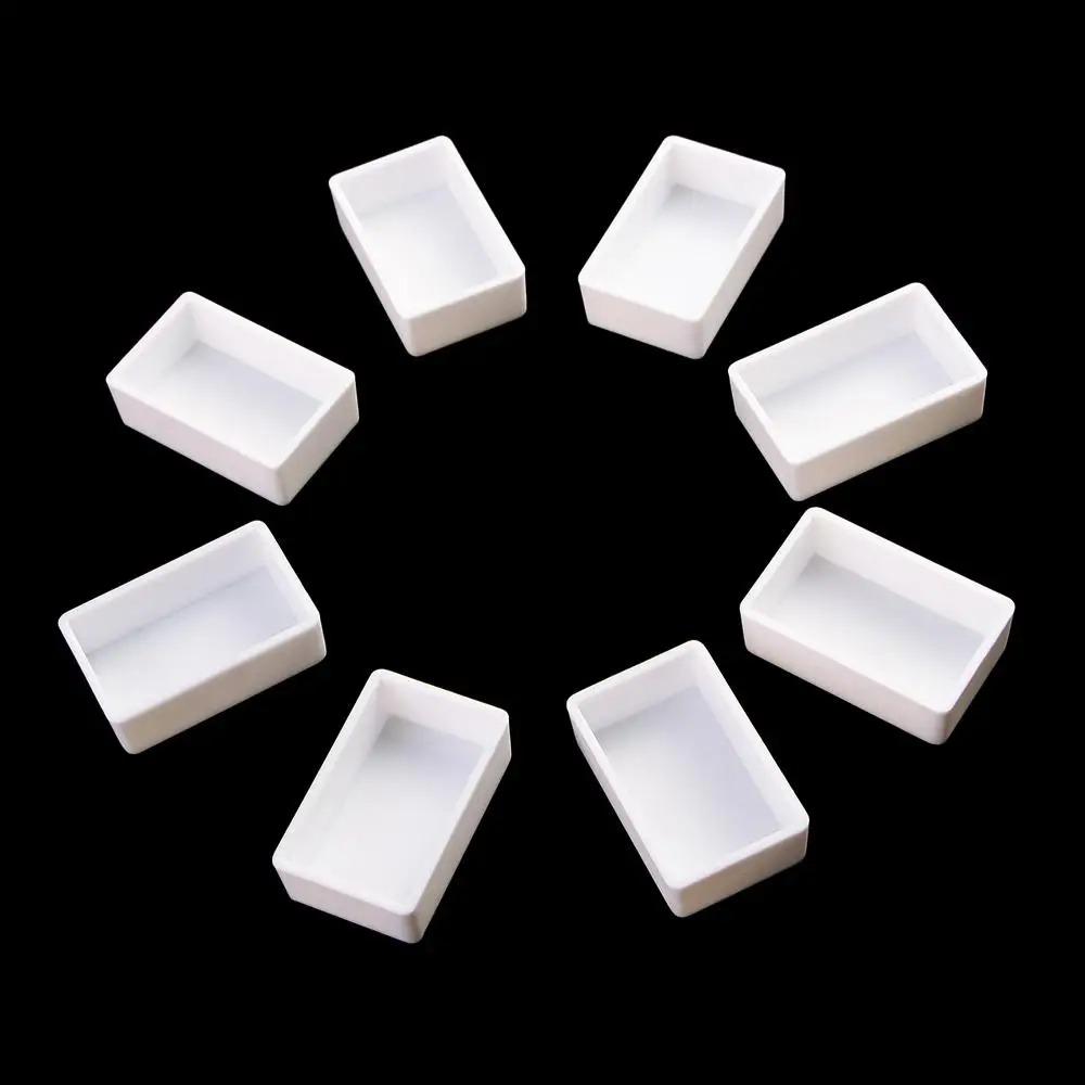 White/Transparent Color Portable Mini Watercolor Paint Box  Student Painting